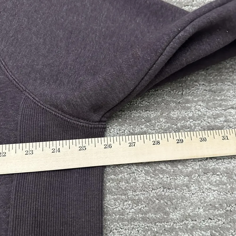 Carhartt Sweatshirt Womens 2XL Purple Crewneck Sleeve Graphic Fleece Pullover - Picture 11 of 12
